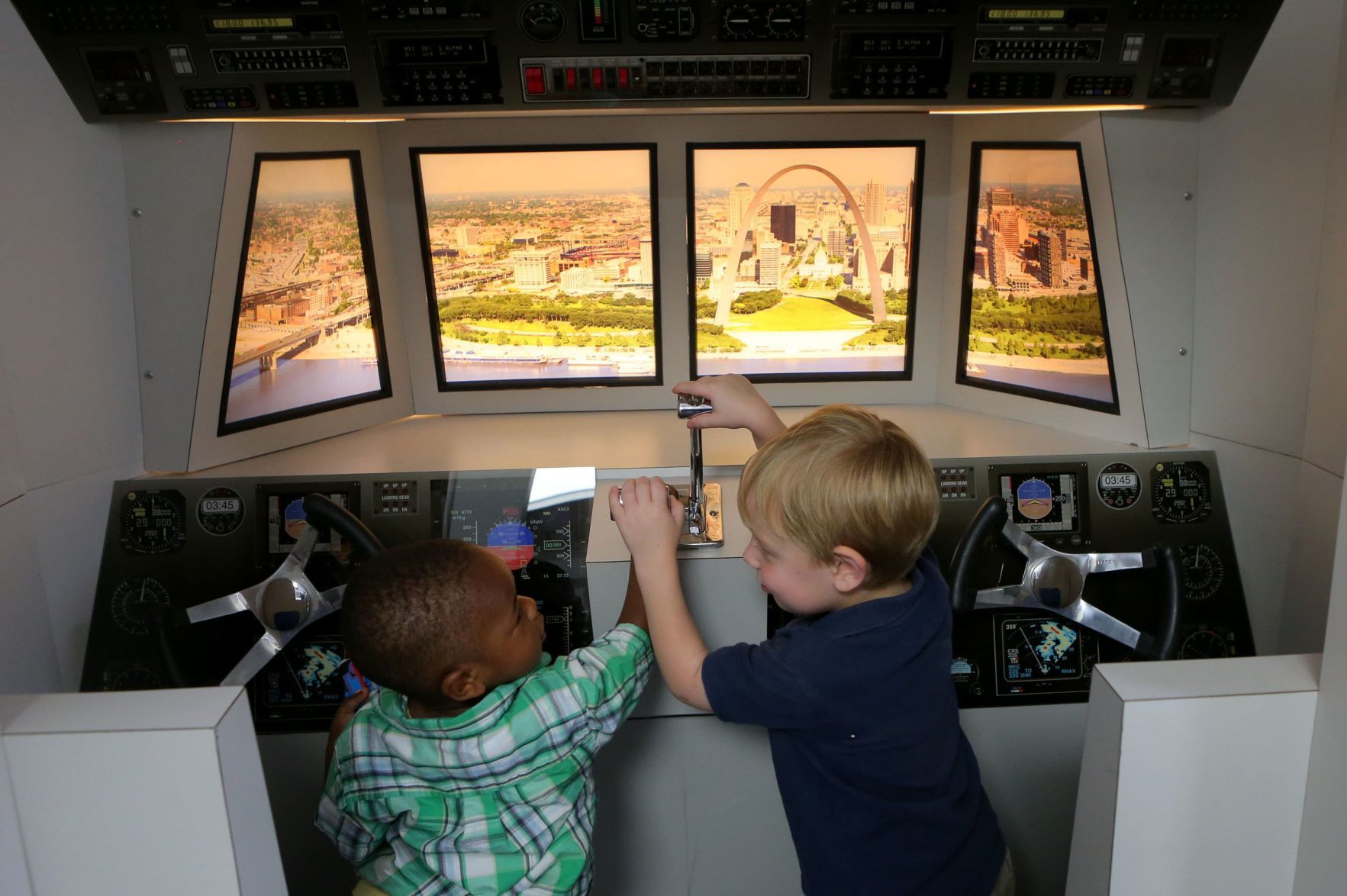 2014: Play area at Lambert-St. Louis International Airport in St. Louis